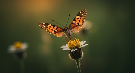 Obraz premium Butterfly on Flower