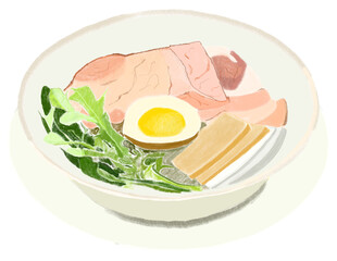 fried egg and bacon