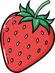 Obraz premium Strawberry vector art