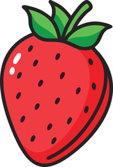 Obraz premium Strawberry vector art