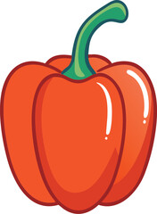 Capsicum vector art