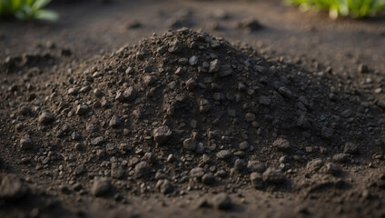 Natural Rough Surface of Black Soil for Agricultural Use