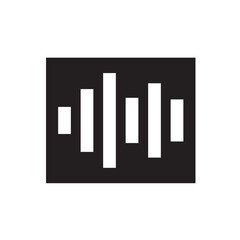 music volume display glyph