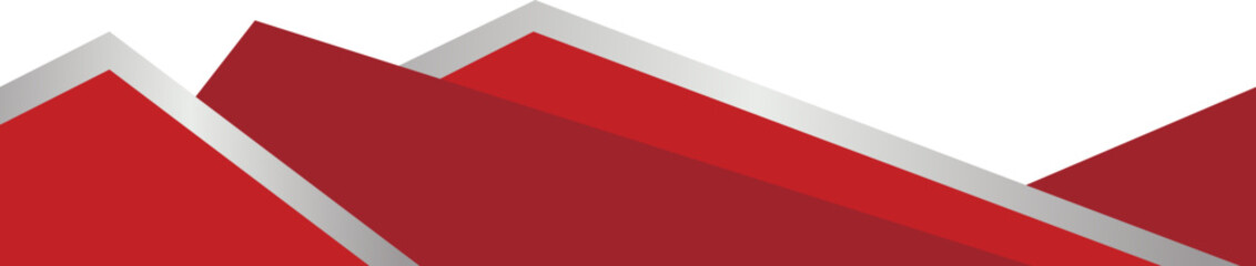 Obraz premium Geometric Modern Business Corner Border