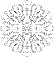 vector sketch illustration silhouette design decoration decoration Neoclassical Style Decor background pattern classic vintage ethnic traditional natural