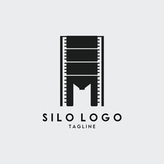 silo logo vector illustration design