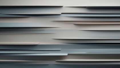 Obraz premium Dynamic layered abstract design studio setting digital art contemporary style aerial perspective visual depth and texture exploration