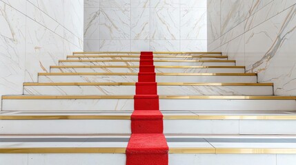 A golden staircase blocked by a red line labeled taxable threshold