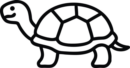Tortoise line art