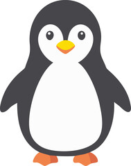 Penguin line art 