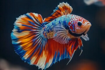 Fototapeta premium tropical fish in aquarium
