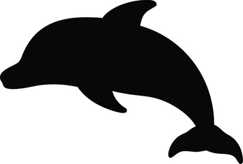 Eommon dolphin line art 