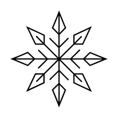 Obraz premium origami crane ornament in abstract polygonal lines