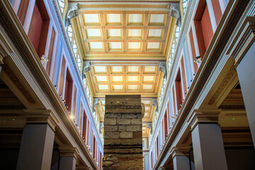 Fototapeta premium interior view of antique classic style building