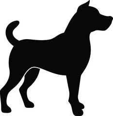 Dog silhouette 