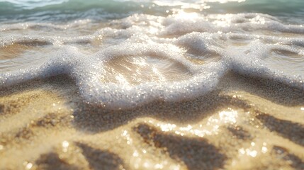 82. Pebbled beach texture with photorealistic granules and water-smooth surfaces