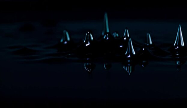 Magnetic Fluid Dancing Sculpture
