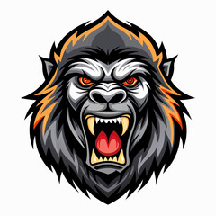 gorilla head mascot