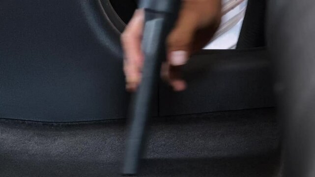 Professional car interior vacuuming service that guarantees spotless cleaning results