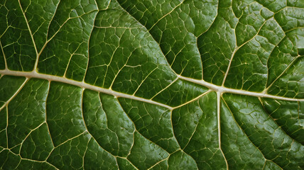 Fototapeta premium green leaf macro