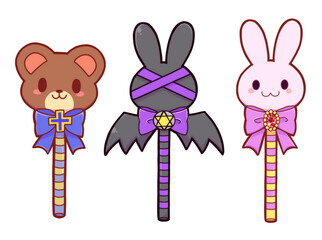 アニマル型の魔法のステッキ