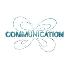 Stylized Communication Typography Design