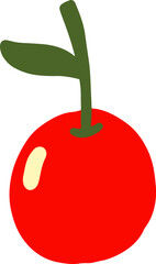 Cherry fruit icon design vector illustration