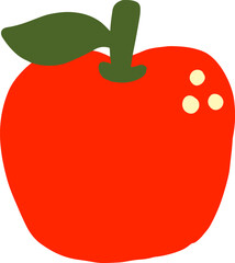 Apple fruit icon design vector illustration
