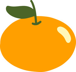 Orange fruit icon design vector illustration