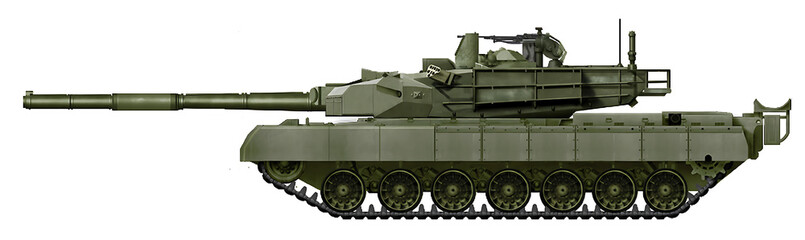 Arjun 3Mk1 MBT (MBT concept based on the Arjun tank with new track rollers, a new turret and a 125mm gun) © Tikros