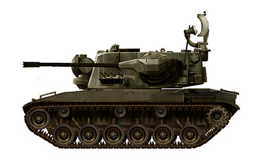 SPAAG variant based on the M60 tank, with a turret from the Gepard SPAAG © Tikros
