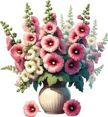 Obraz premium bouquet of flowers in vase
