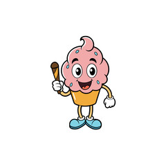 Colorful Ice Cream Clip Art Collection for Design