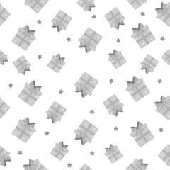 Gift Box Seamless Pattern