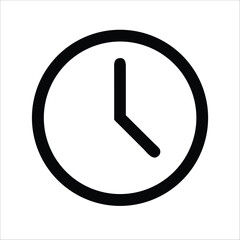 Clock Icon Vector Illustration
