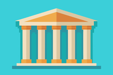 Fototapeta premium vector illustration of a column