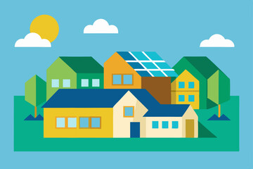 vector illustration of house
