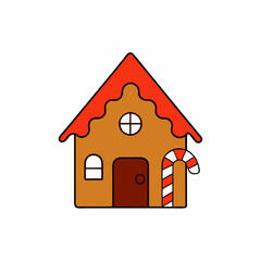 Fototapeta premium house icon on white background
