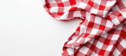 Red and white checkered tablecloth (5)
