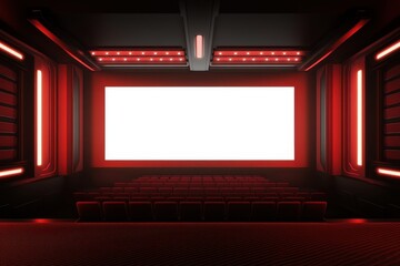 Modern cinema auditorium