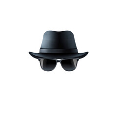 Mysterious Fedora and Sunglasses Incognito Style