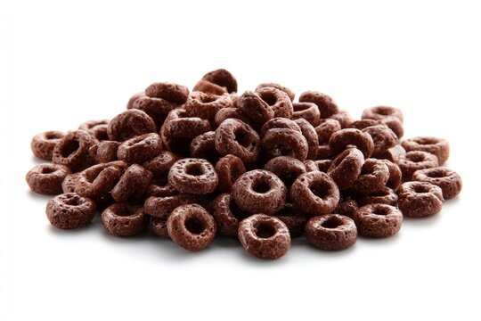 Pile of Chocolate Cereal Loops