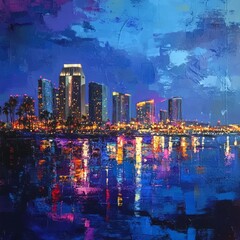 Obraz premium Coronado overlooks San Diego.