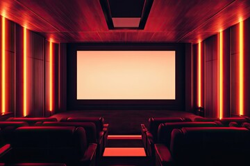 Modern home cinema room