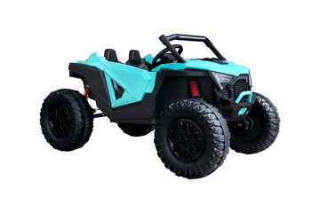 Electric off-road vehicle for kids on transparent background png