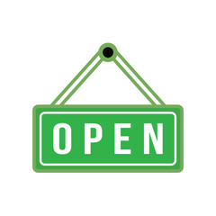 open sing icon, template, flat, design, vector, illustrations, education, style, trendy, collections