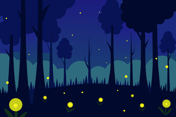 city skyline at night