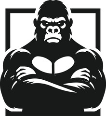 Gorilla vector silhouette © MostAklima