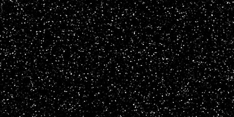 Terrazzo paper texture Black background. Scattered pixelated mosaic with random shapes. Artistic modern abstract texture with small fragmented shapes. Digital noise pattern.