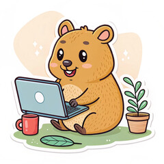 Quokka with Phone &ndash; Cheerful Selfie Moment of Australia's Happiest Animal